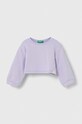 United Colors of Benetton bluza dziecięca pozostałe fioletowy 3UHRG107K.P.SEASONAL