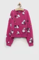 ροζ Παιδική βαμβακερή μπλούζα United Colors of Benetton x Peanuts Για κορίτσια
