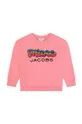 ροζ Παιδική βαμβακερή μπλούζα Marc Jacobs