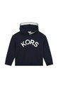 Michael Kors bluza dziecięca z kapturem granatowy R15173.156
