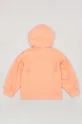 Детская хлопковая кофта zippy оранжевый