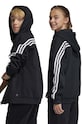 Detská mikina adidas U FI 3S FZ HR6317 čierna