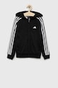 adidas bluza copii U TR-ES 3S imprimeu negru HY1102