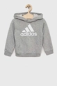 Dječja dukserica adidas LK BL FT siva