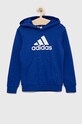 Dětská mikina adidas U BL IC6834 modrá SS23
