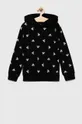 Otroški pulover adidas U BLUV HD črna