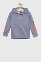 adidas bluza dziecięca U TI HOODIE IA4619 niebieski SS23