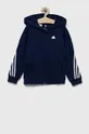 темно-синій Дитяча кофта adidas U FI 3S FZ Дитячий
