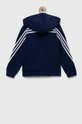 Дитяча кофта adidas U FI 3S FZ темно-синій