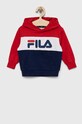 Fila bluza dziecięca z kapturem granatowy FAK0126