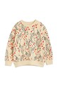 Mini Rodini bluza bawełniana dziecięca wzorzyste beżowy 2312010923