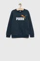 plava Dječja dukserica Puma ESS+ 2 Col Big Logo Crew FL B Dječji