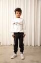 Детская хлопковая кофта Mini Rodini хлопок белый 2322012310