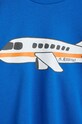 Mini Rodini hanorac de bumbac pentru copii albastru 2322012360