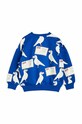 Детски памучен суичър Mini Rodini 2322012860 син SS23