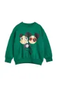 Otroški bombažen pulover Mini Rodini zelena