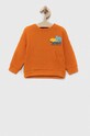 OVS bluza bawełniana niemowlęca nadruk pomarańczowy 1685708.Boy.9.36months.