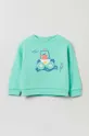 zelena Bombažen pulover za dojenčka OVS Otroški