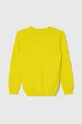 United Colors of Benetton sweter bawełniany dziecięcy żółty