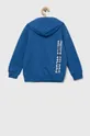 Детская хлопковая кофта United Colors of Benetton голубой