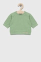 United Colors of Benetton hanorac de bumbac pentru bebelusi print verde 3BGUA102F.W.SEASONAL