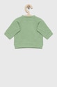United Colors of Benetton hanorac de bumbac pentru bebelusi 3BGUA102F.W.SEASONAL verde SS23