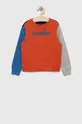 κόκκινο Παιδική βαμβακερή μπλούζα United Colors of Benetton Παιδικά