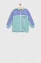 United Colors of Benetton hanorac de bumbac pentru copii print turcoaz 3J68C501Y.G.SEASONAL