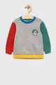 γκρί Παιδική βαμβακερή μπλούζα United Colors of Benetton Παιδικά