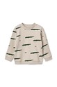 Детская хлопковая кофта Liewood LW17218 бежевый AW24