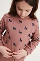roza Otroški bombažen pulover Liewood Otroški