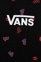 Chłopiec Vans bluza bawełniana dziecięca LOVE VANS HOODIE Black VN0003ZMBLK1 czarny