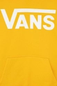 Παιδική βαμβακερή μπλούζα Vans BY VANS CLASSIC PO I OLD GOLD/WHITE  100% Βαμβάκι