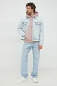 Bavlnená mikina Calvin Klein Jeans ružová