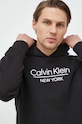 Calvin Klein bluza bawełniana czarny K10K110747.PPYX