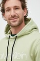 Calvin Klein hanorac de bumbac verde K10K107033.PPYX