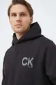 črna Bombažen pulover Calvin Klein