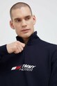Bavlnená mikina Tommy Hilfiger tmavomodrá MW0MW28996.PPYX
