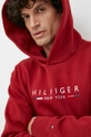 μπορντό Μπλούζα Tommy Hilfiger