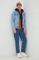 BOSS bluza BOSS GREEN 50482888 granatowy SS23