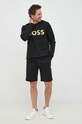 BOSS bluza BOSS GREEN 50482898 czarny SS23
