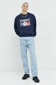 Tommy Jeans bluza bawełniana DM0DM15717.PPYX granatowy SS23