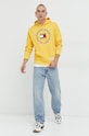 Tommy Jeans bluza bawełniana DM0DM15686.PPYX żółty SS23