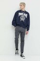 Tommy Jeans hanorac de bumbac DM0DM15709.PPYX bleumarin SS23