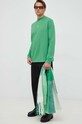 Samsoe Samsoe bluza bawełniana M22400003 zielony AW23