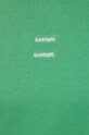 Samsoe Samsoe bluza bawełniana M22400003 zielony