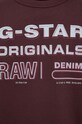 G-Star bluză D22319.A971 burgundia