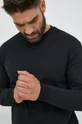 μαύρο Βαμβακερή μπλούζα με μακριά μανίκια GAP