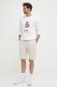 Polo Ralph Lauren felpa 710853308 bianco SS24