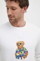 Polo Ralph Lauren felpa 710853308 bianco